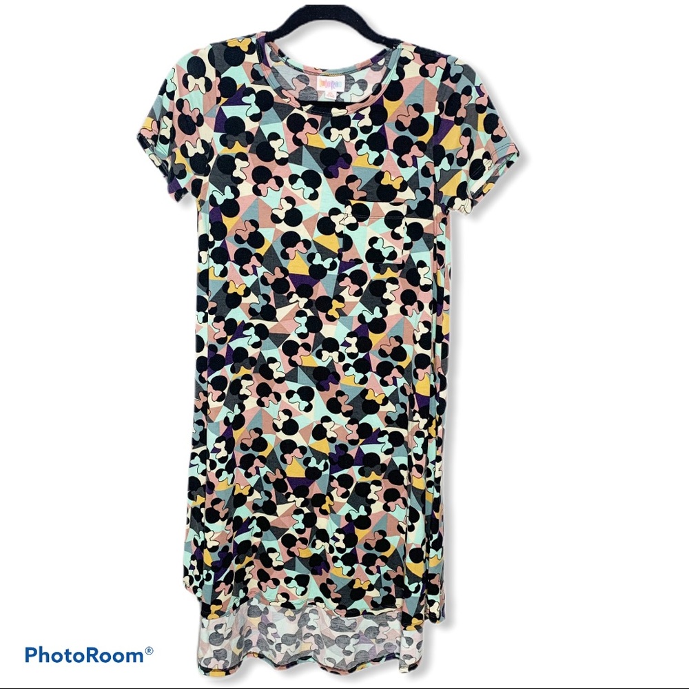 Lularoe Minnie Mouse print Carly dress